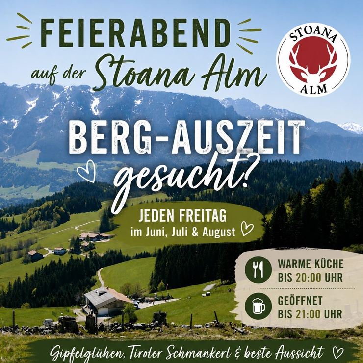 Feierabend auf der Alm