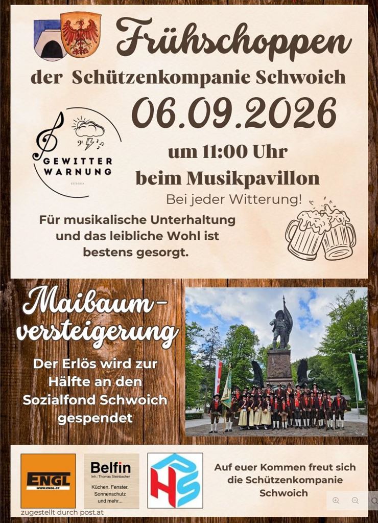 Frühshoppen der Schützenkompanie Schwoich