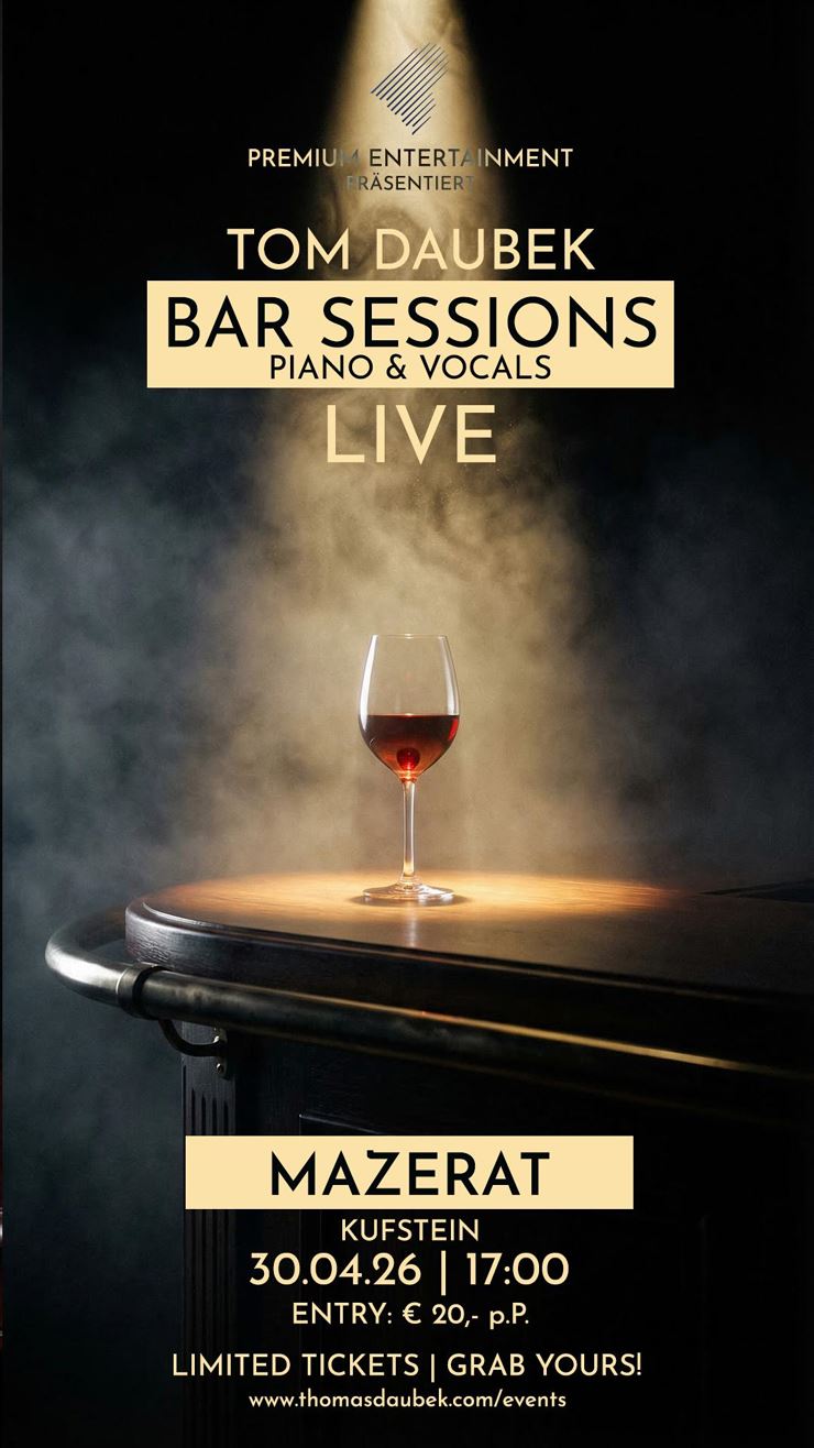 TOM DAUBEK - BAR SESSIONS Piano & Vocals Live